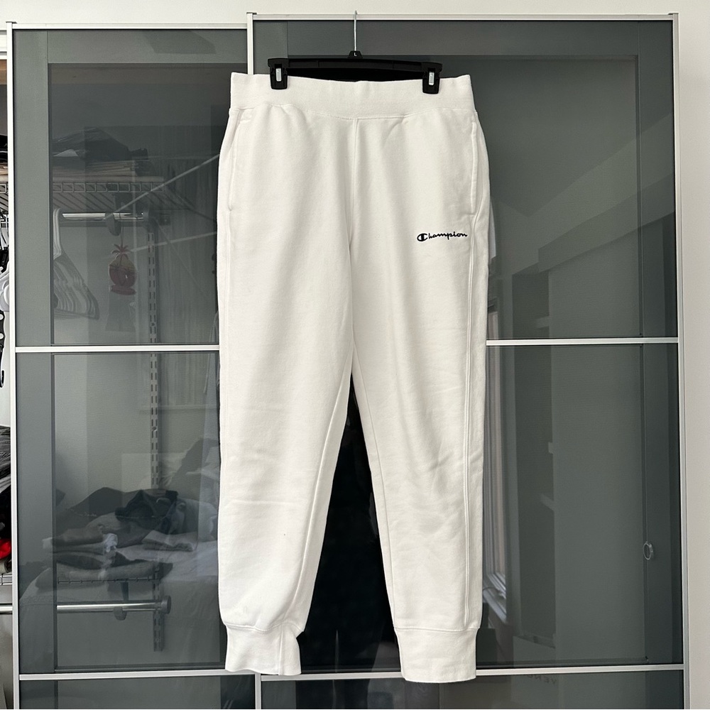 Champion White Sweatpants